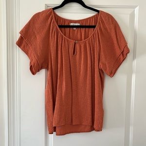 Madewell short sleeve blouse